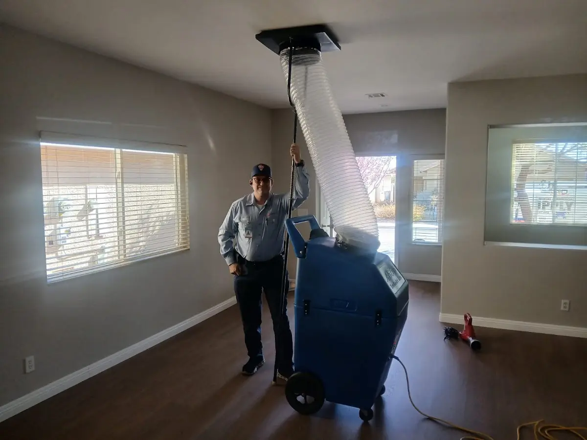 Professional Dryer Vent Cleaning work inside a Tuskegee home